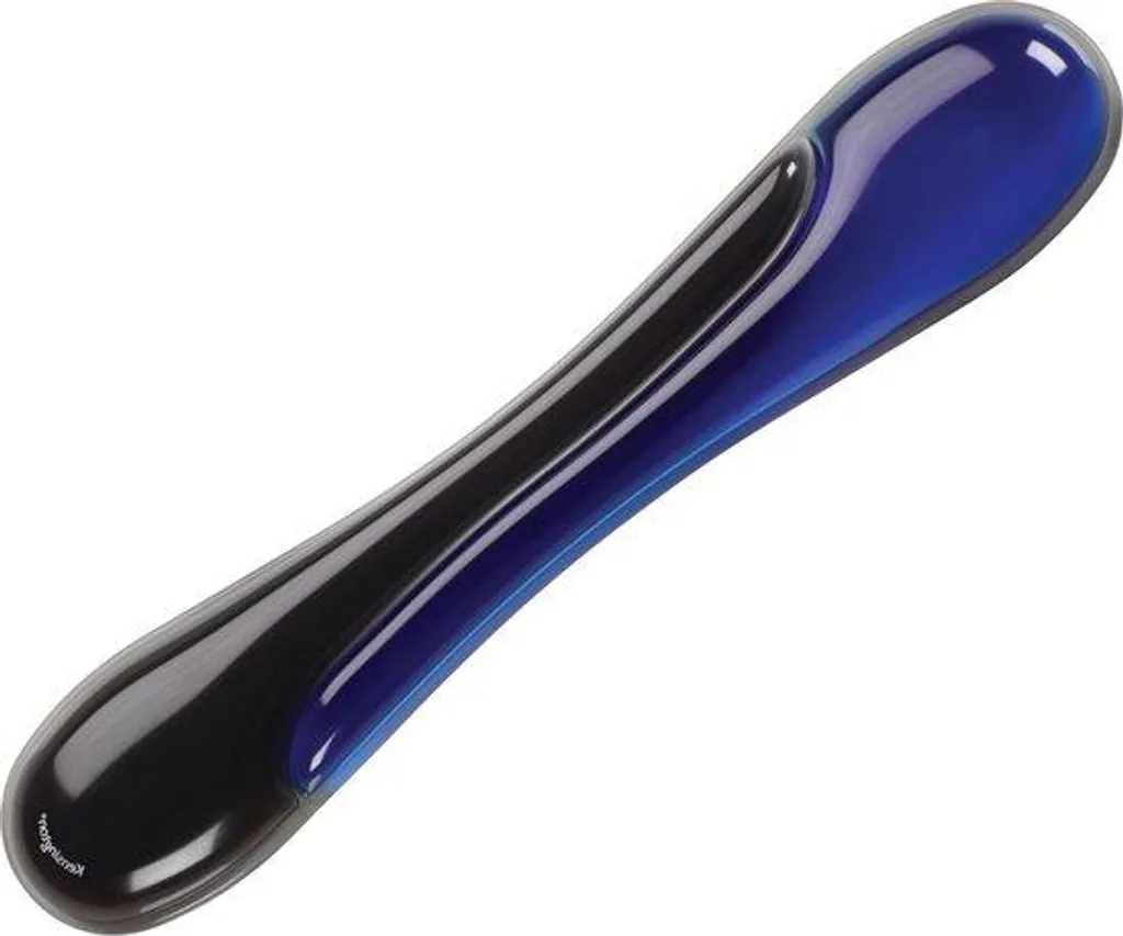 Repose-poignet en gel bleu-noir avec base antidérapante ultra-confort