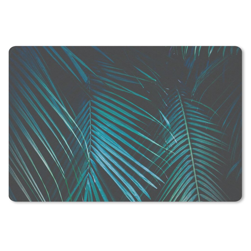 MuchoWow Schreibtischunterlage Palme - Palmenbaum - Tropisch 60x40 cm - XXL Mauspad - Großes Mauspad