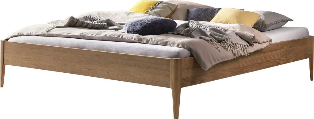 Hasena Massivholzbett Pieve Eiche Massivholz Farbe 74-Eiche bright, geölt Größe 180x210 cm