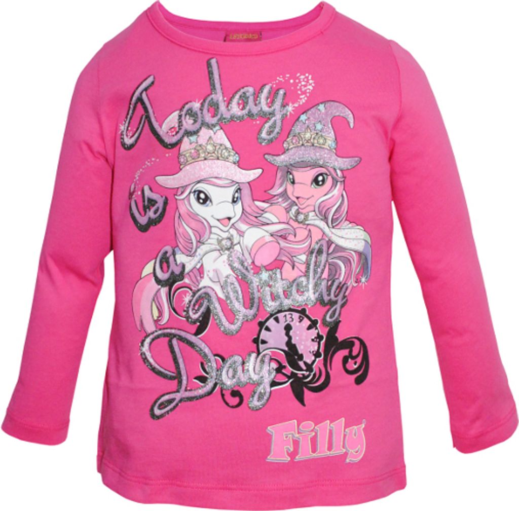84661 Disney Filly Langarmshirt Mädchen Rosa Gr. 98 – Zauberhaftes Einhorn-Design für kleine Mode-Fans