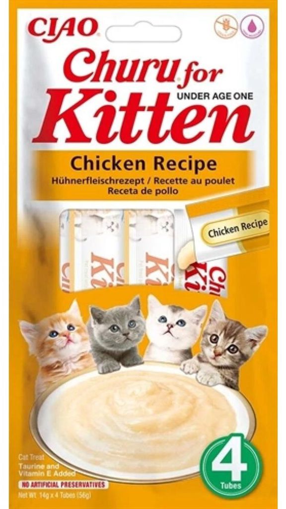Pochoutka Churu Kitten kuře 4x14g Image du produit 