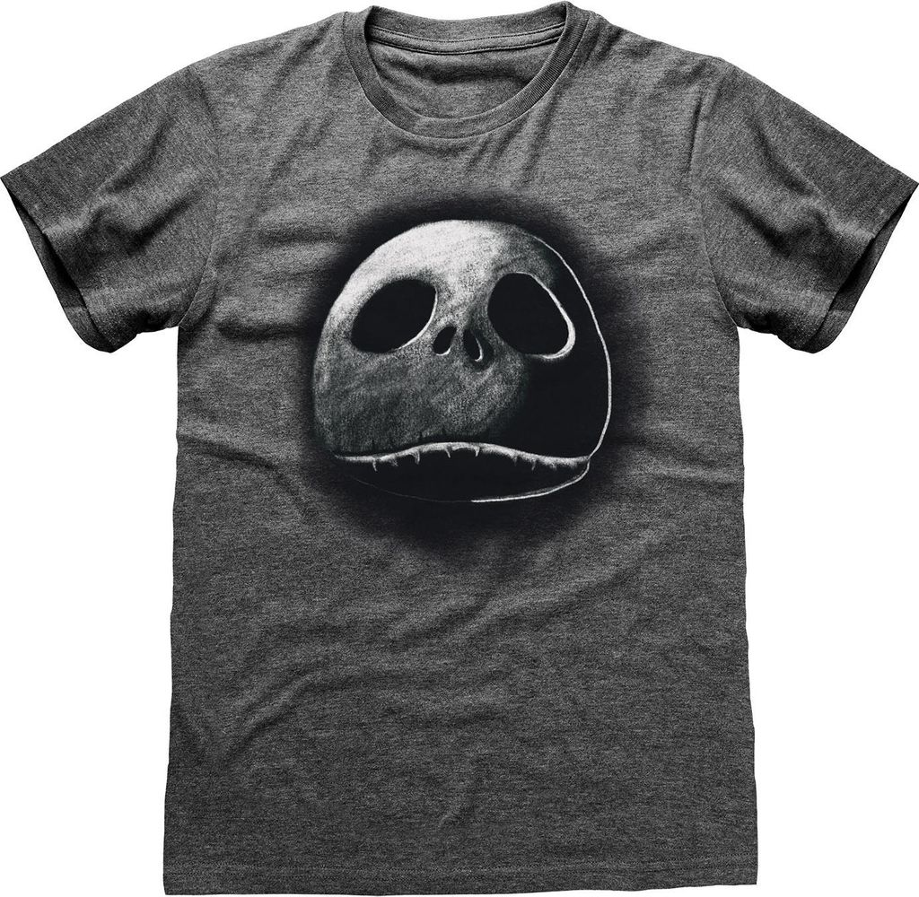 Nightmare Before Christmas - T-Shirt für Herren/Damen Uni HE816 (XL) (Dunkles Grau)