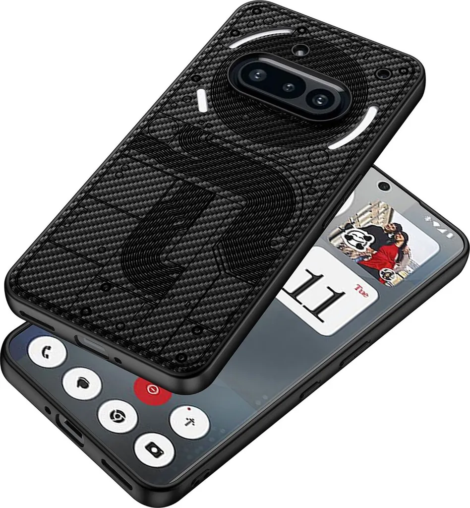 Nothing Phone 3a Cover Verde GKK Pelle Sintetica Skin Feel Premium - 3