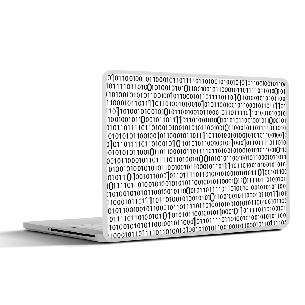 MuchoWow Laptop Aufkleber Sticker Cover Programmierung - Computer - Muster 31x22.5 cm - Laptop-Deko