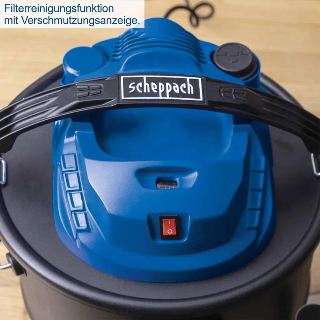 Aspiratore Scheppach 1300 W 20 L - 8