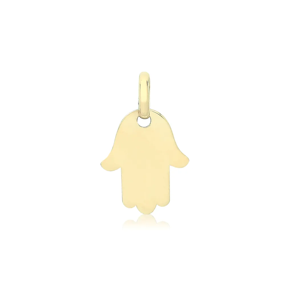 Pendentif Main de Fatma en Or Véritable pour Femme - Bijou Amulete