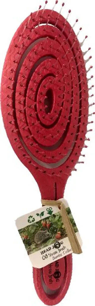 Head Jog 08 Framboise - Brosse Démêlante Anti-Statique Collection Baies 08