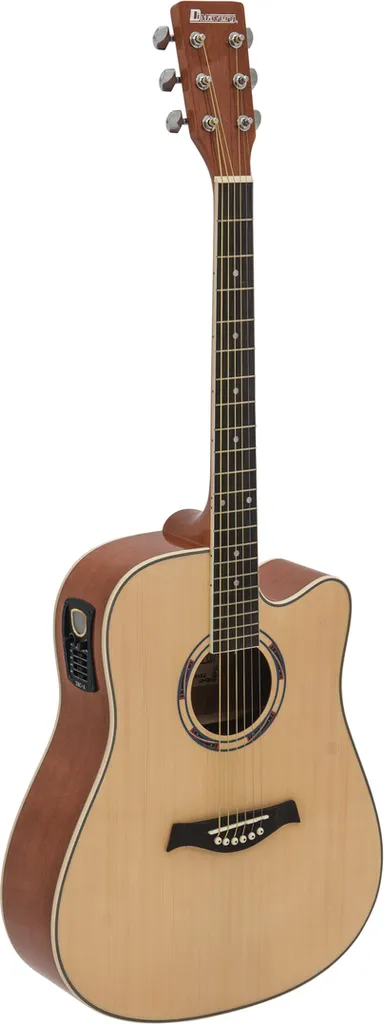 Guitare Folk Dreadnought Naturelle DR-520 - Instrument à Cordes Acier