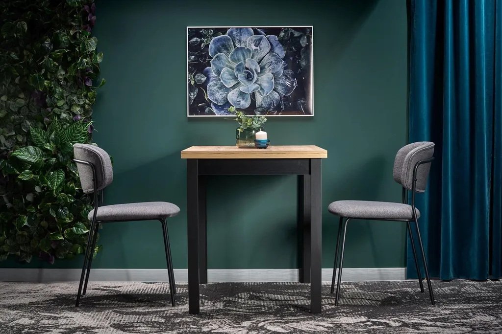 Table de repas non pliante Cobalt 80cm pour petit appartement - 15