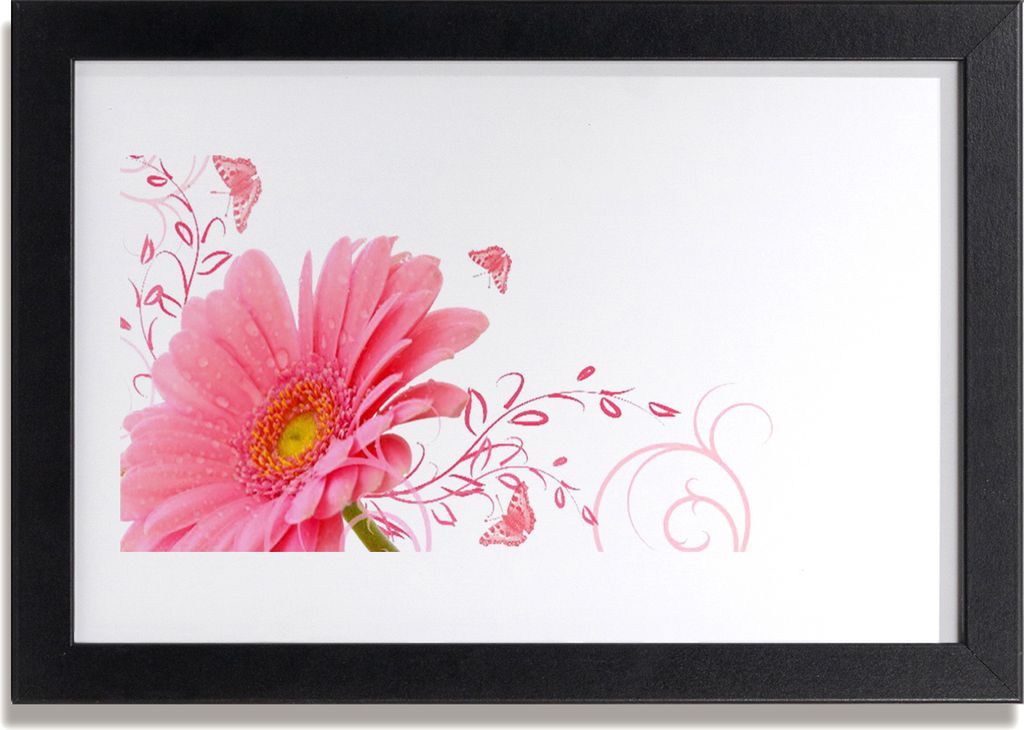 Bild 30x20 MDF-Rahmen Wandkunst Natur Blume Pflanze