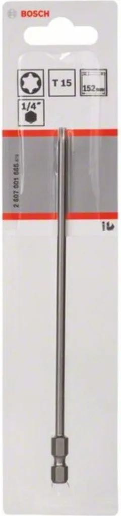 Punta T15 152mm Extra-Dura per Avvitatore: Inserto Professionale S2