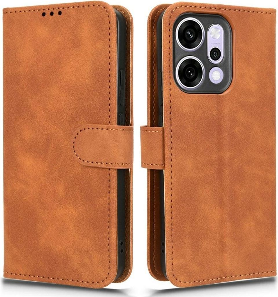OPPO Reno14 Hülle - Coverup Klapphülle - Braun