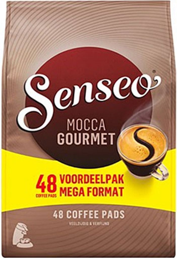 Senseo Dosettes de café Mocca Gourmet, Frais & Intense, Image du produit 