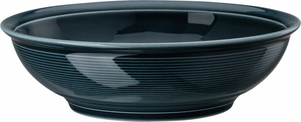 Thomas Trend Colour Schüssel flach, Schale, Porzellan, Night Blue, 22 cm, 11400-401920-13022