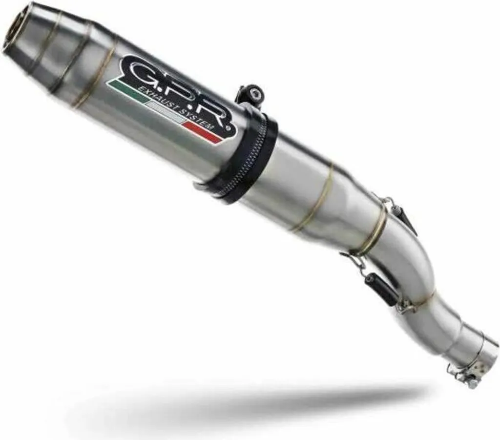 Échappement Yamaha YBR 125 i.e. GPR Deeptone Inox pour la Ville