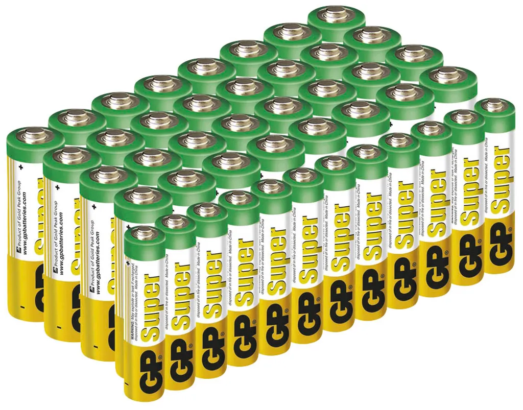 Piles AA et AAA GP Super Alcalines Haute Performance 030MEGAPACK x44 - 2