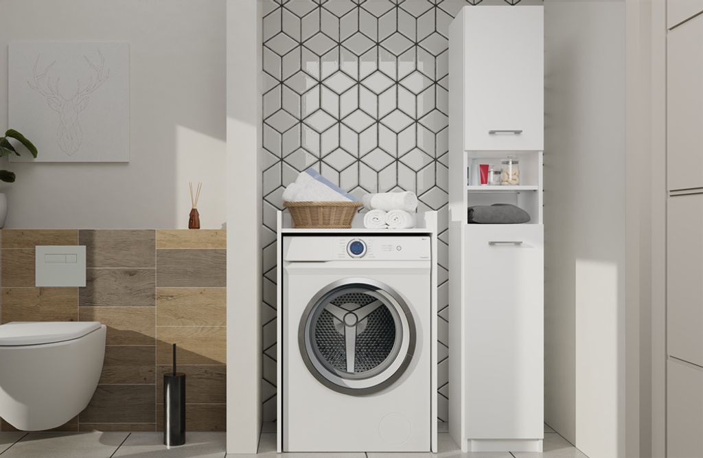 Waschmaschinenschrank Pola NP WHITE Produktbild 4