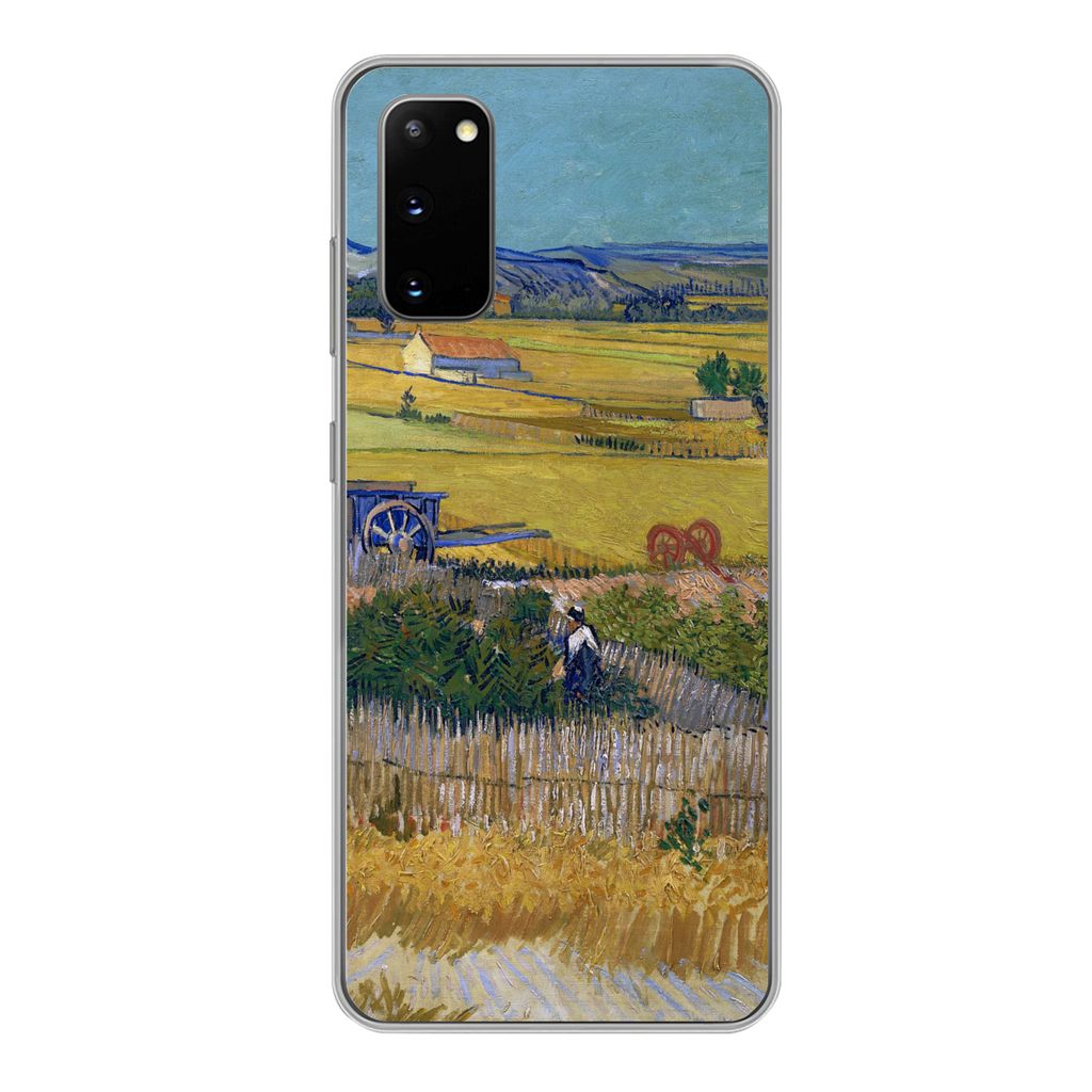 MuchoWow Handyhülle Schutzhülle Hülle für Samsung Galaxy S20 Die Ernte - Vincent van Gogh Silikon Softcase Handy Hülle - Bild