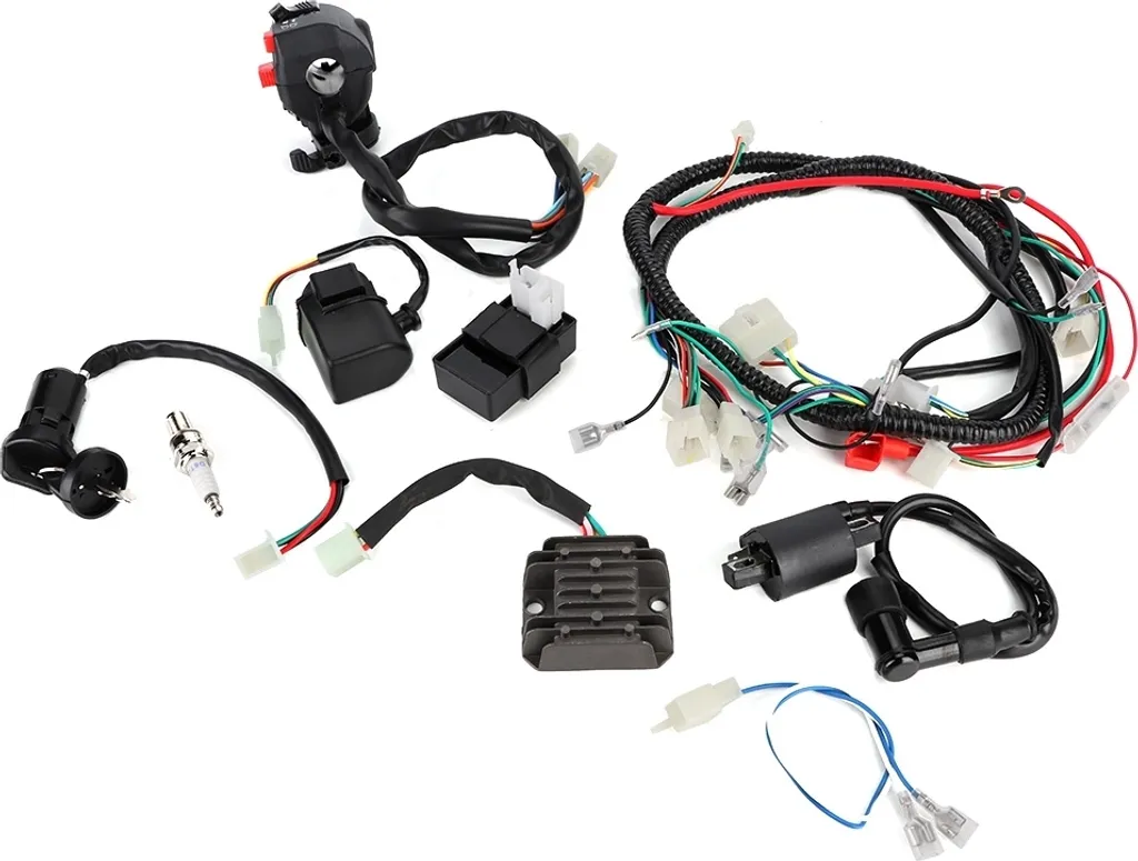 Harnais de câblage électrique complet pour ATV avec assemblage CDI 12V