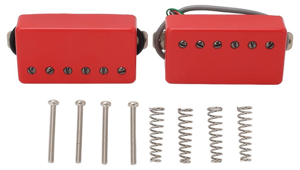 Humbucker-Tonabnehmer, Doppelspule, Alnico 5, für E-Gitarren im LP-Stil, Ersatzteile, matt, GMB228, Rot