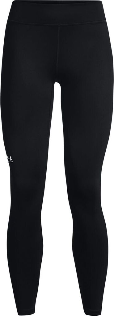 Under Armour ColdGear Leggings für Damen, Enge Leggings, Weiblich, Schwarz, Erwachsener, Black / White, Einfarbig