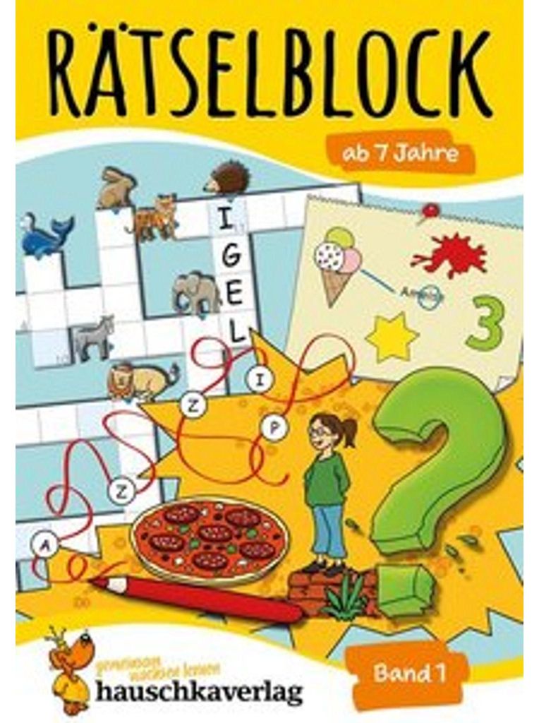 Rätselblock ab 7 Jahre, Band 1, A5-Block Produktbild 