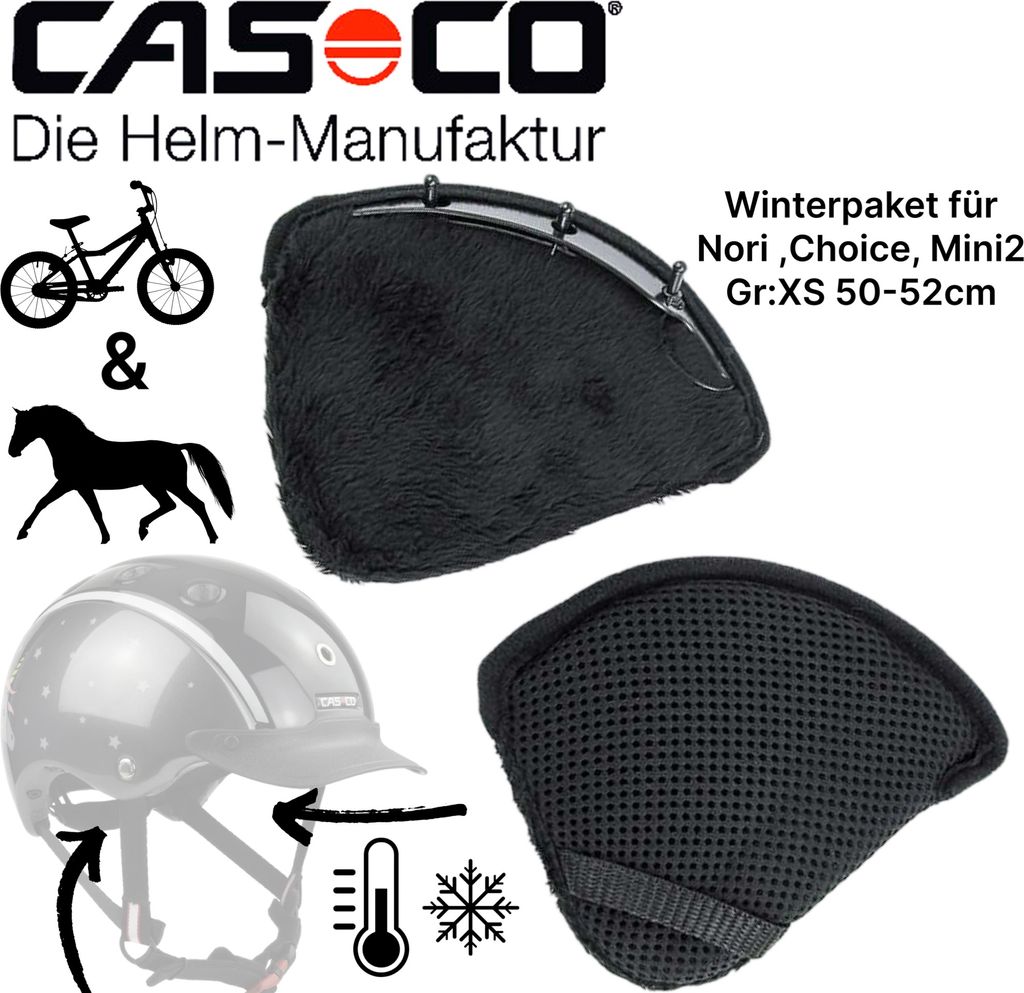 Casco Winterpaket Ohrwärmer für Nori, Choice, Mini2 Helm XS Produktbild 