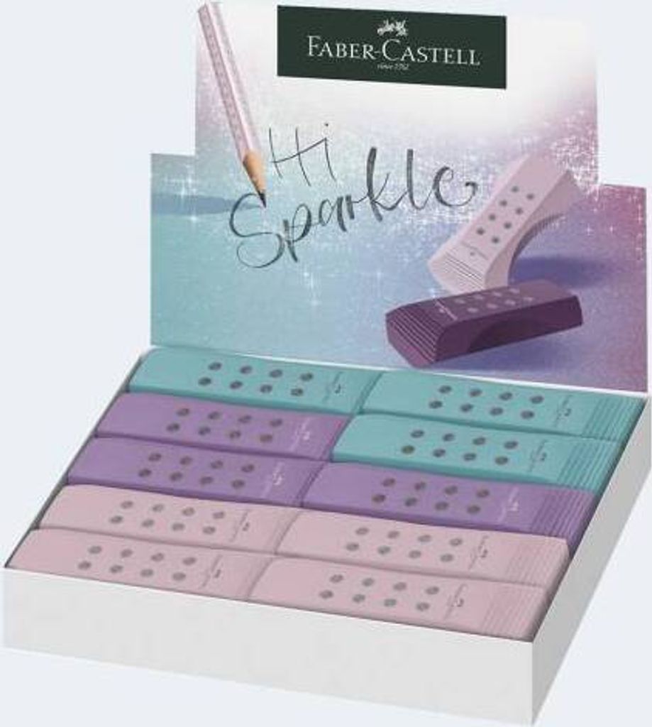 Radierer Rollon Sparkle farbig sortiert