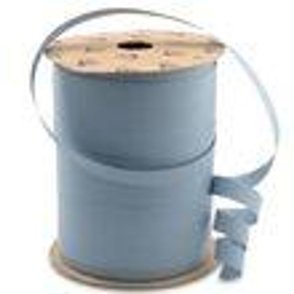 Geschenkband Ringelband 10mm x 250m mit Struktur Graublau matt