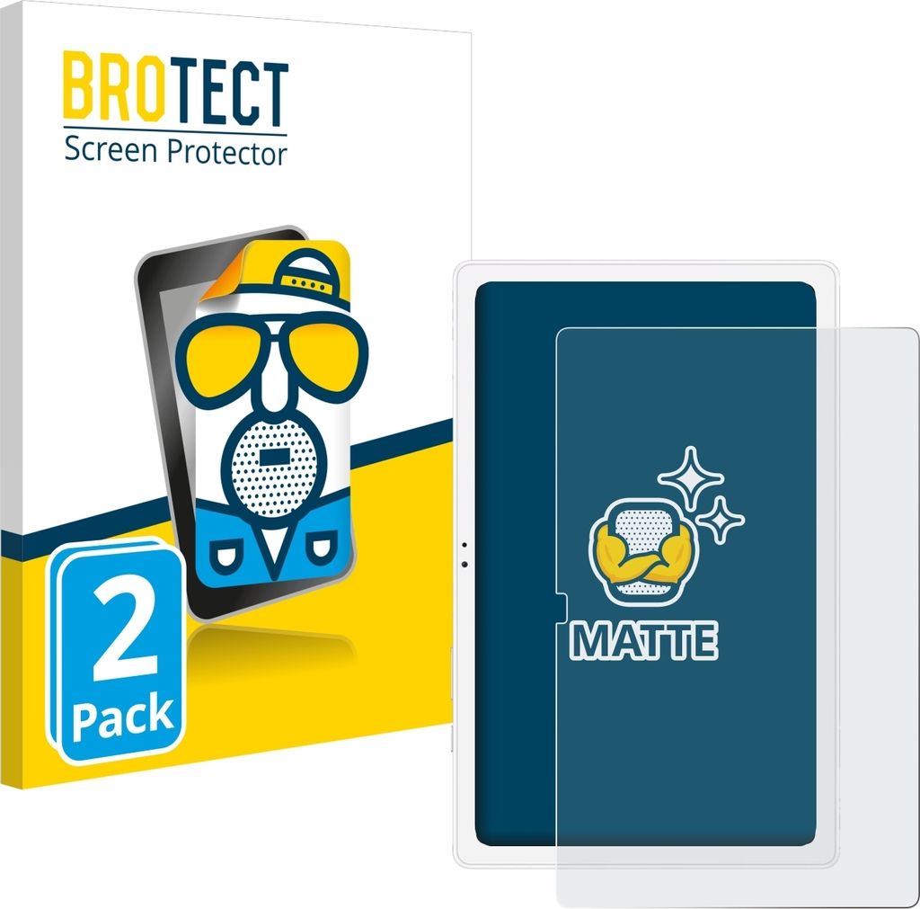 2x BROTECT Schutzfolie für Samsung Galaxy Tab A7 10.4 WiFi 2020 Displayschutz Displayschutzfolie Folie Matt Entspiegelungsfolie