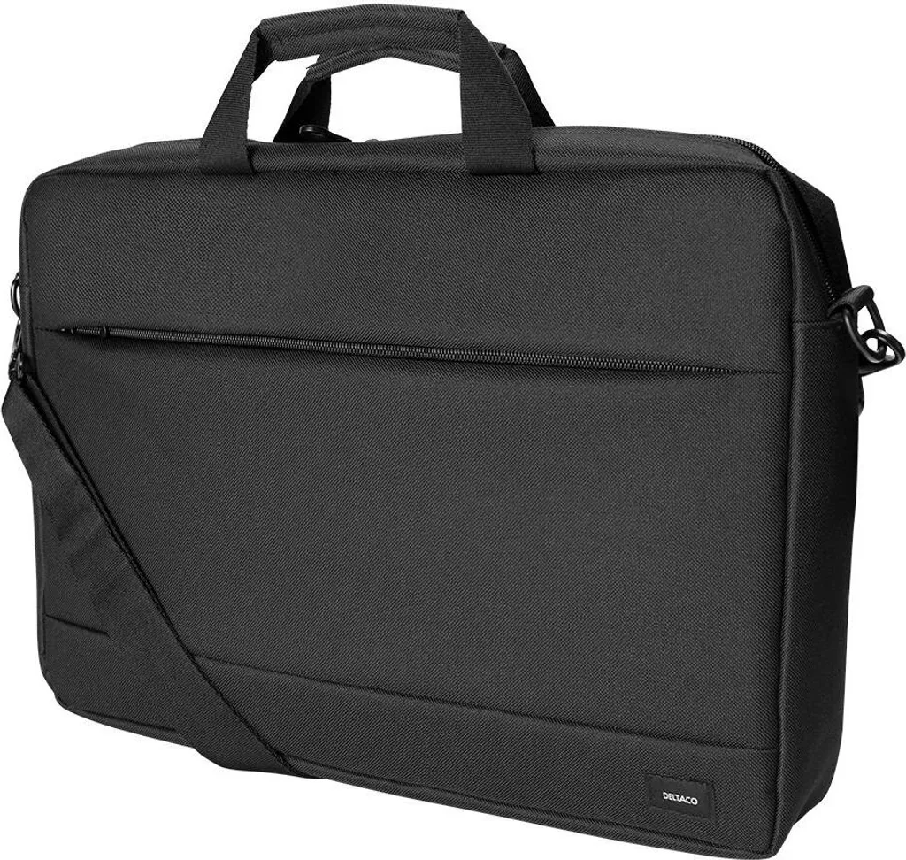 Borsa DELTACO 15,6" Nera - Resistente per Laptop e Studenti