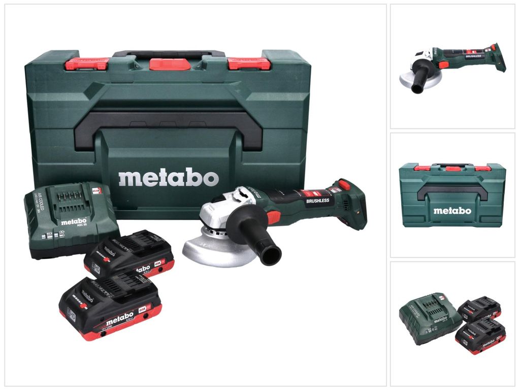 Smerigliatrice angolare a batteria Metabo W 18 LT BL 11-125 Immagine del prodotto 