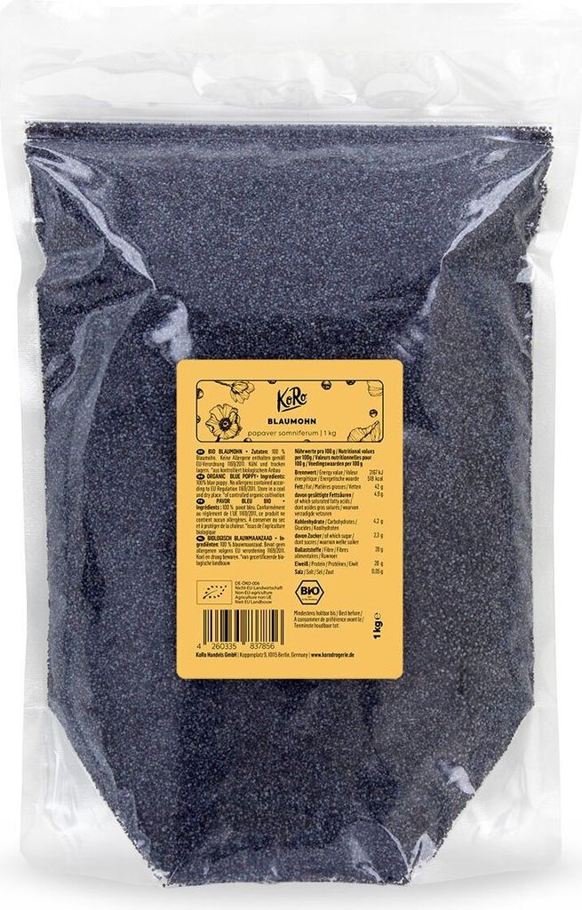 Koro Blaumohn | 1 kg Mohn zum Backen und Kochen Produktbild 6