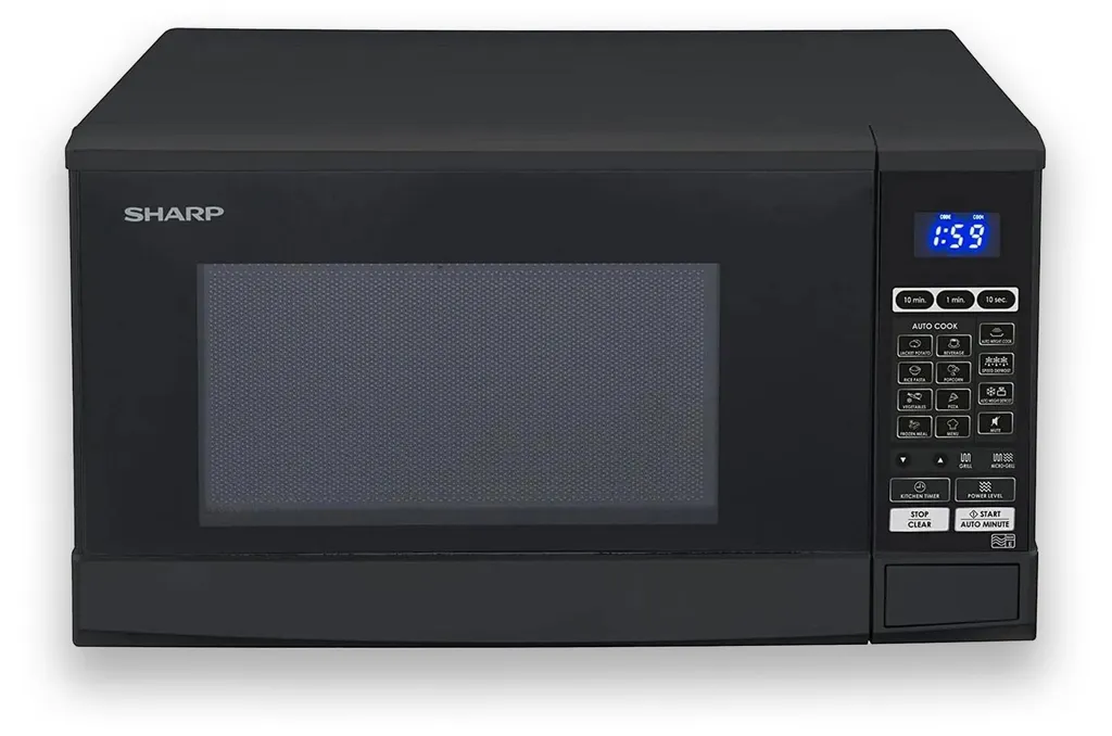 Micro-ondes Solo 20L Sharp R670BK - Appareil de Cuisson Pose Libre Noir - 7