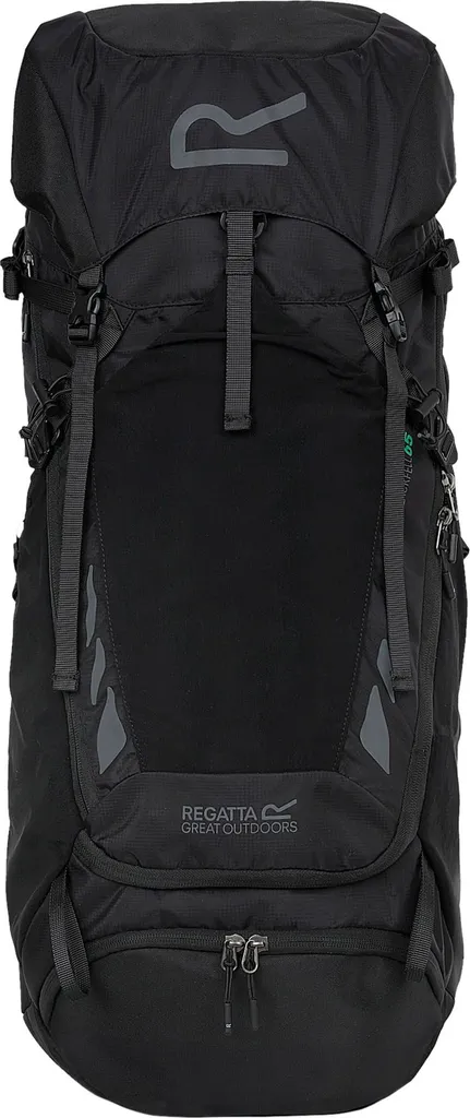 Grand sac à dos de trekking 65L Regatta Blackfell IV Noir Ergonomique