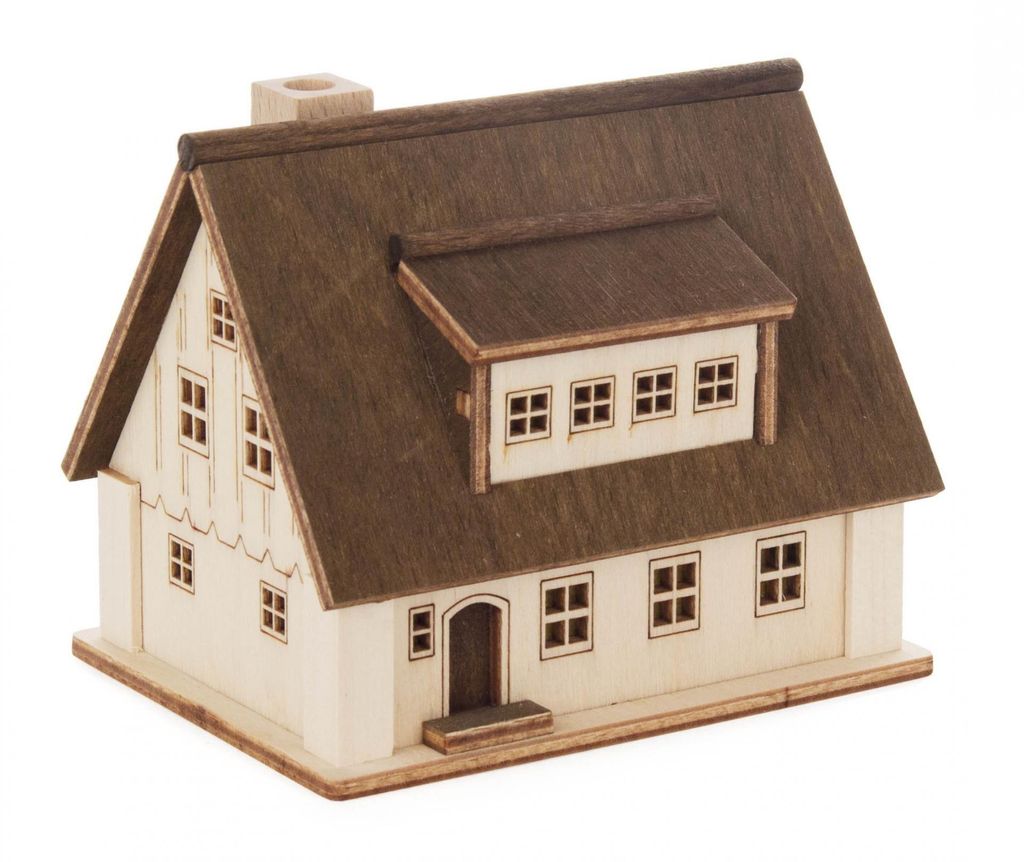 Lichterhaus Wohnhaus 2 OHNE Leuchtmittel BxHxT 90x90x60mm NEU