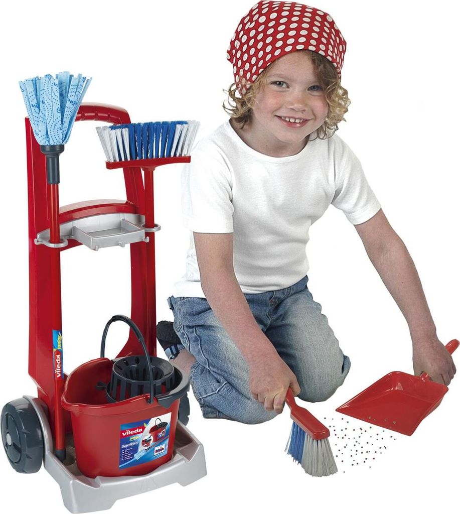 Klein Vileda Besenwagen (Spielzeug) 6741 Produktbild 5