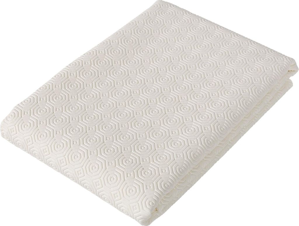 Molton 1,5mm Tischschoner Tischpolster Schutz Unterlage für Tisch unter Tischdecke weiß 140x1000cm