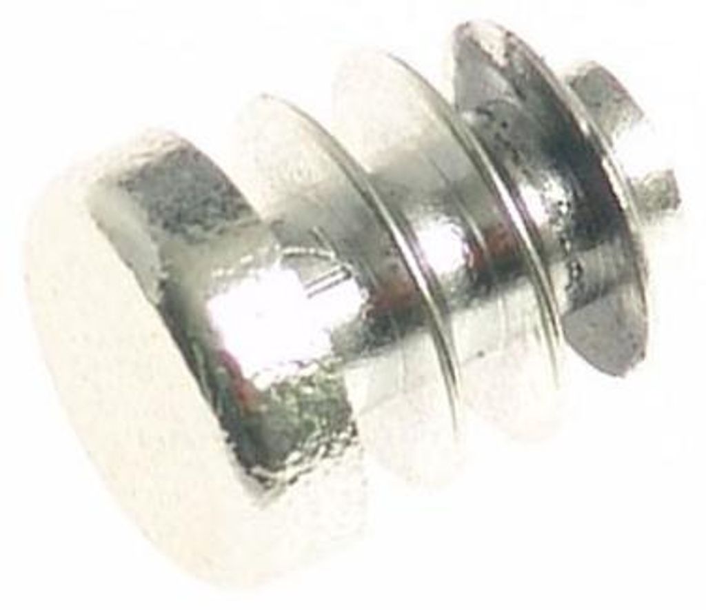Zaślepka 12 mm 116-192 Rohrverschluss Kappe, gebürstetes Nickel, Kunststoff