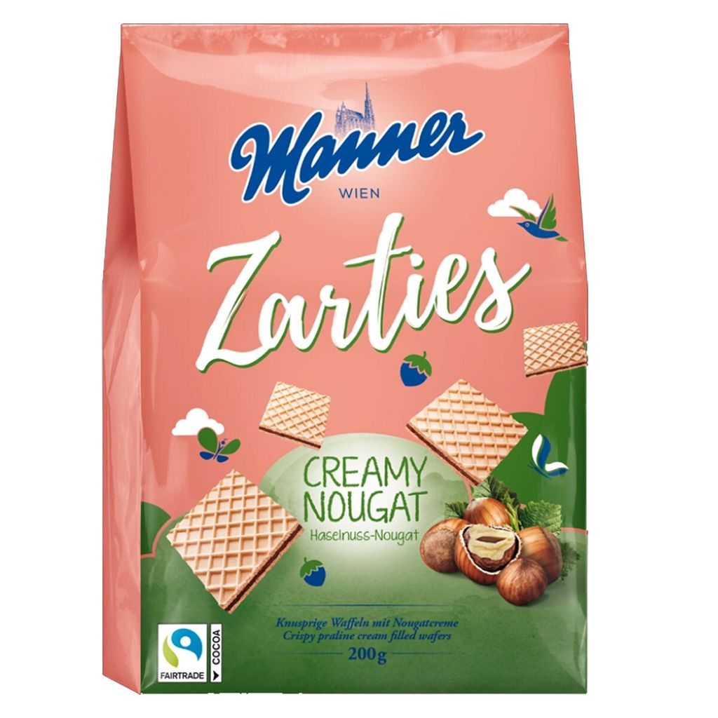 Manner Zarties Creamy Nougat 200g Produktbild 