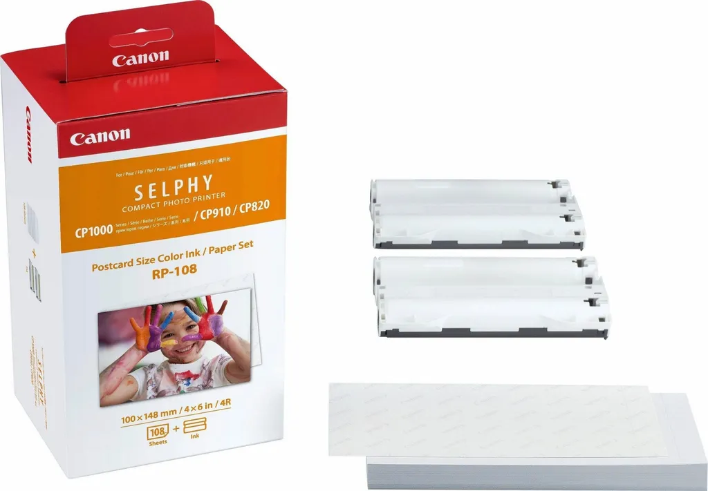 CANON Carta 8568B001 RP-108 10x15 + Inchiostro