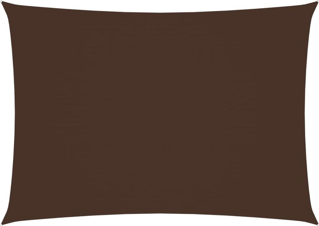 Sonnensegel Oxford-Gewebe Rechteckig 2x4 m Braun