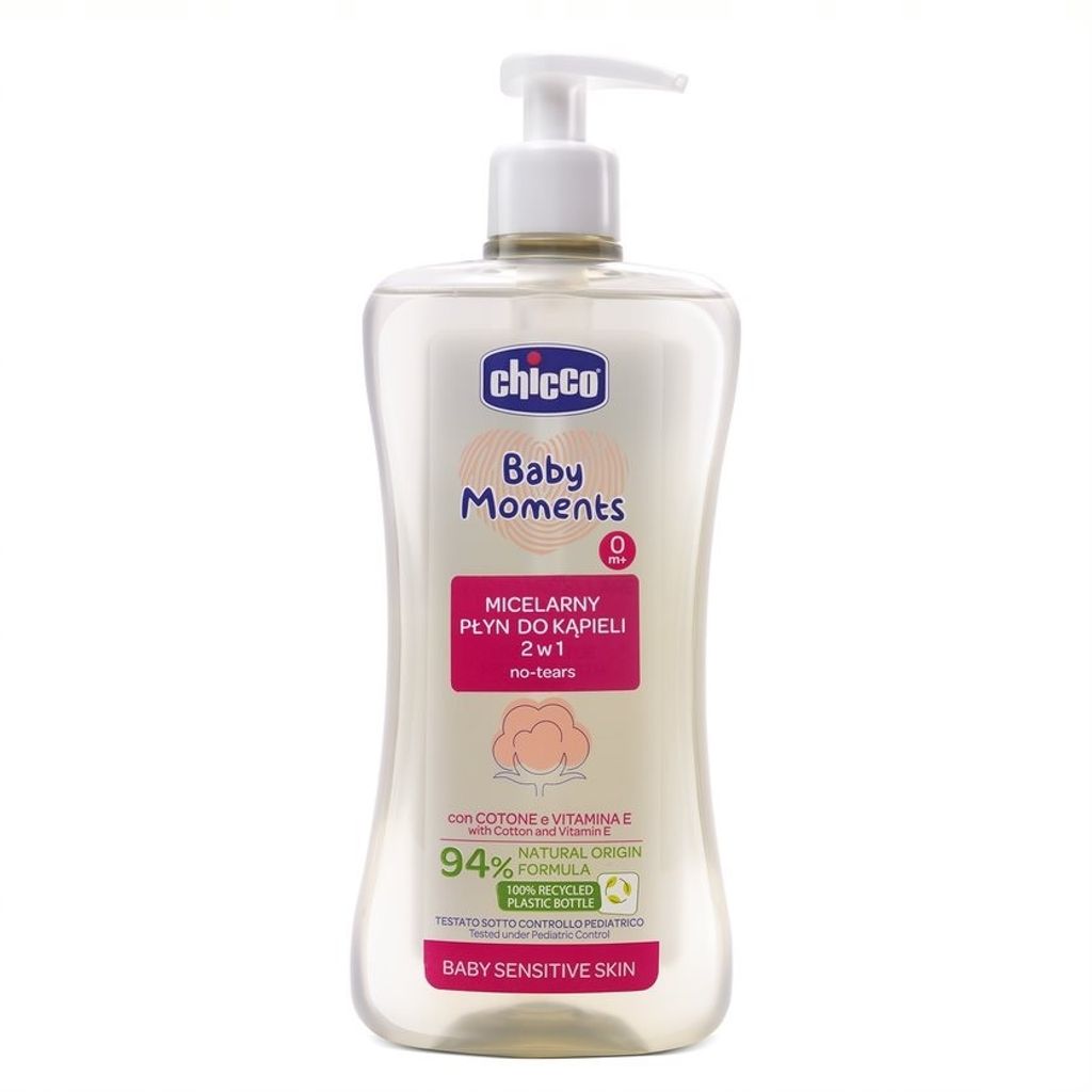 Chicco Baby Moments Micelarny pyn do kpieli 2w1 0m+, 500ml Zdjęcie produktu 