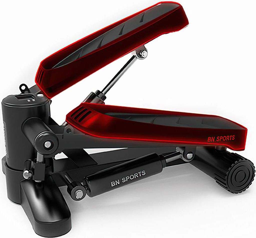 Mini Stepper für Zuhause, Trainingsgerät mit Zugseilen, ABS Pads, bis 150 kg