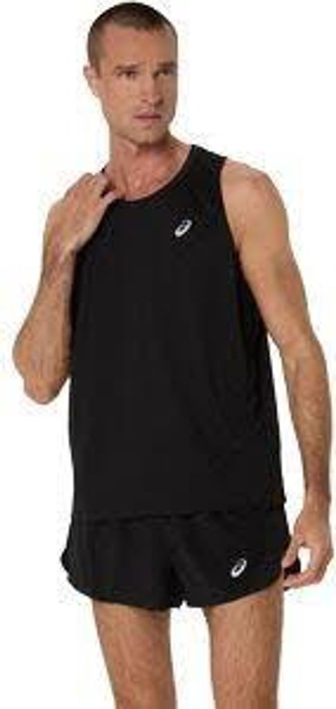 Asics CORE SINGLET Herren Shirt ärmellos Schwarz XXL