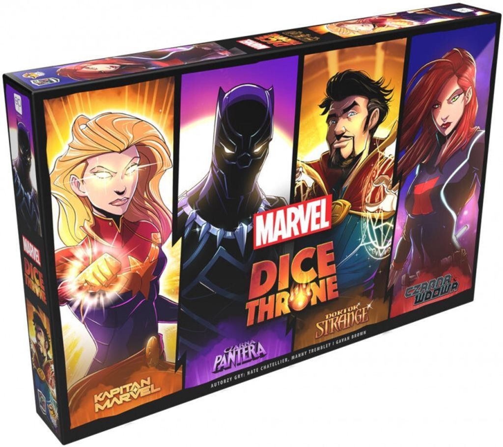 Dice Throne Marvel - Zestaw 2 - Gra karciana i kościana Zdjęcie produktu 