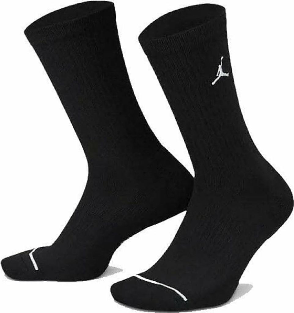 NIKE U J Ed Cush Poly Crew 3Pr 144 Socken schwarz S