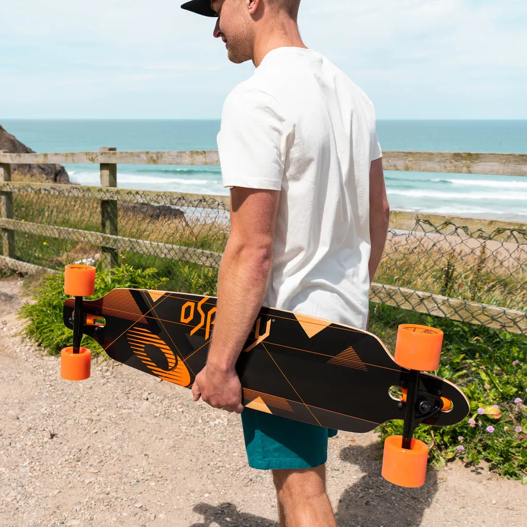 Longboard Osprey Nexus 39 Twin Tip Drop-Through avec Roulements ABEC 9 - 13