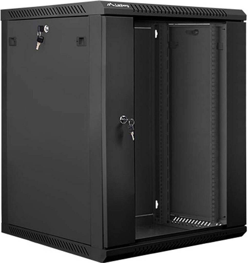 Lanberg Rack Wandschrank 19" 22U/600X600 Glastür