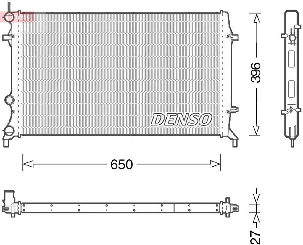 Radiateur moteur Beetle Jetta IV : Évitez la surchauffe OE 5C0121251E